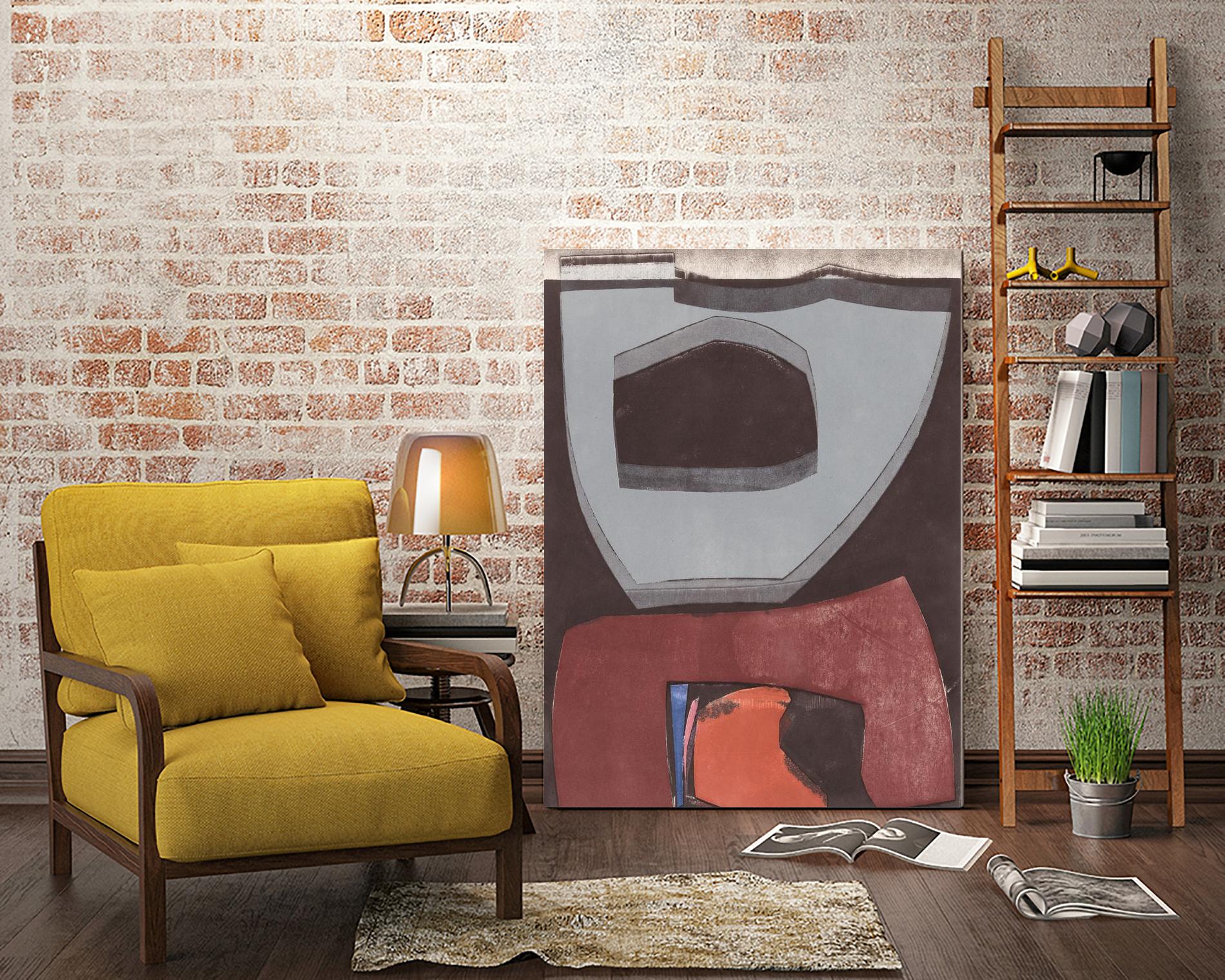 Istanbul #12 by Rob Delamater on GIANT ART - brown abstract