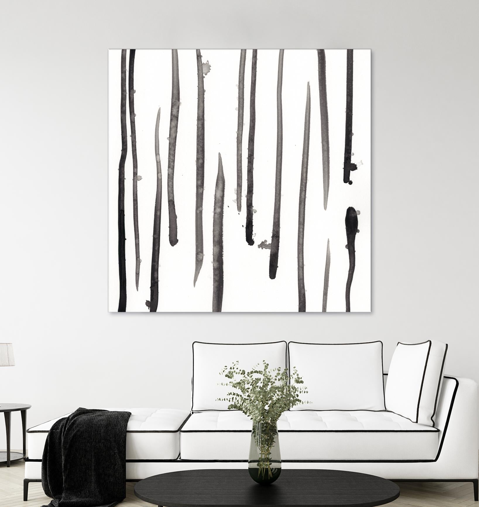 Monochrome Gestures IX by June Erica Vess on GIANT ART - black abstract