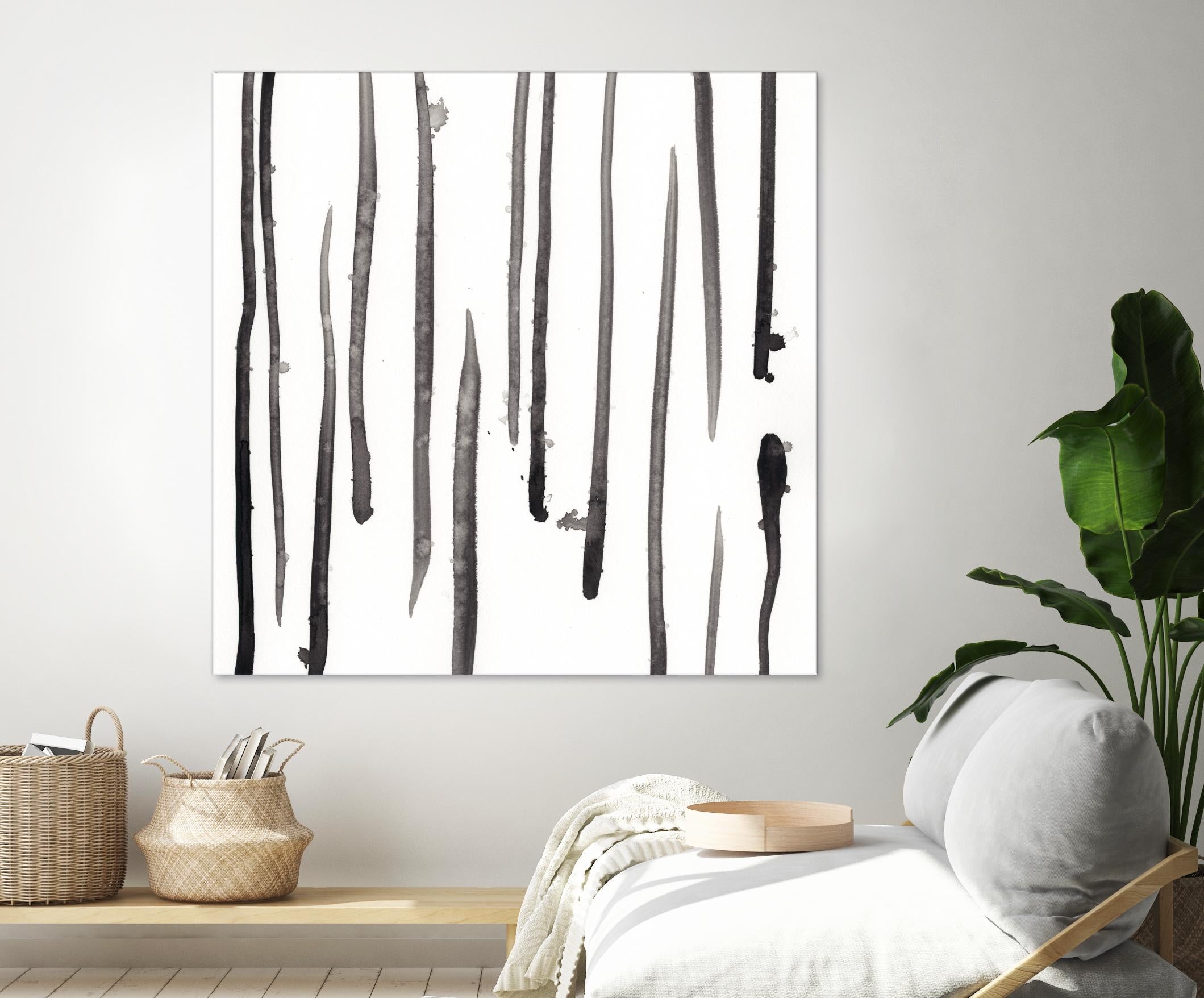 Monochrome Gestures IX by June Erica Vess on GIANT ART - black abstract