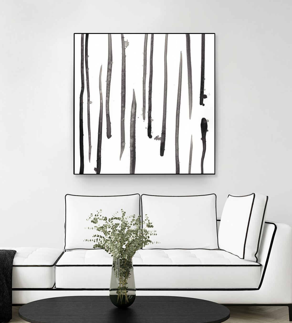 Monochrome Gestures IX by June Erica Vess on GIANT ART - black abstract