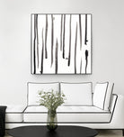 Monochrome Gestures IX by June Erica Vess on GIANT ART - black abstract