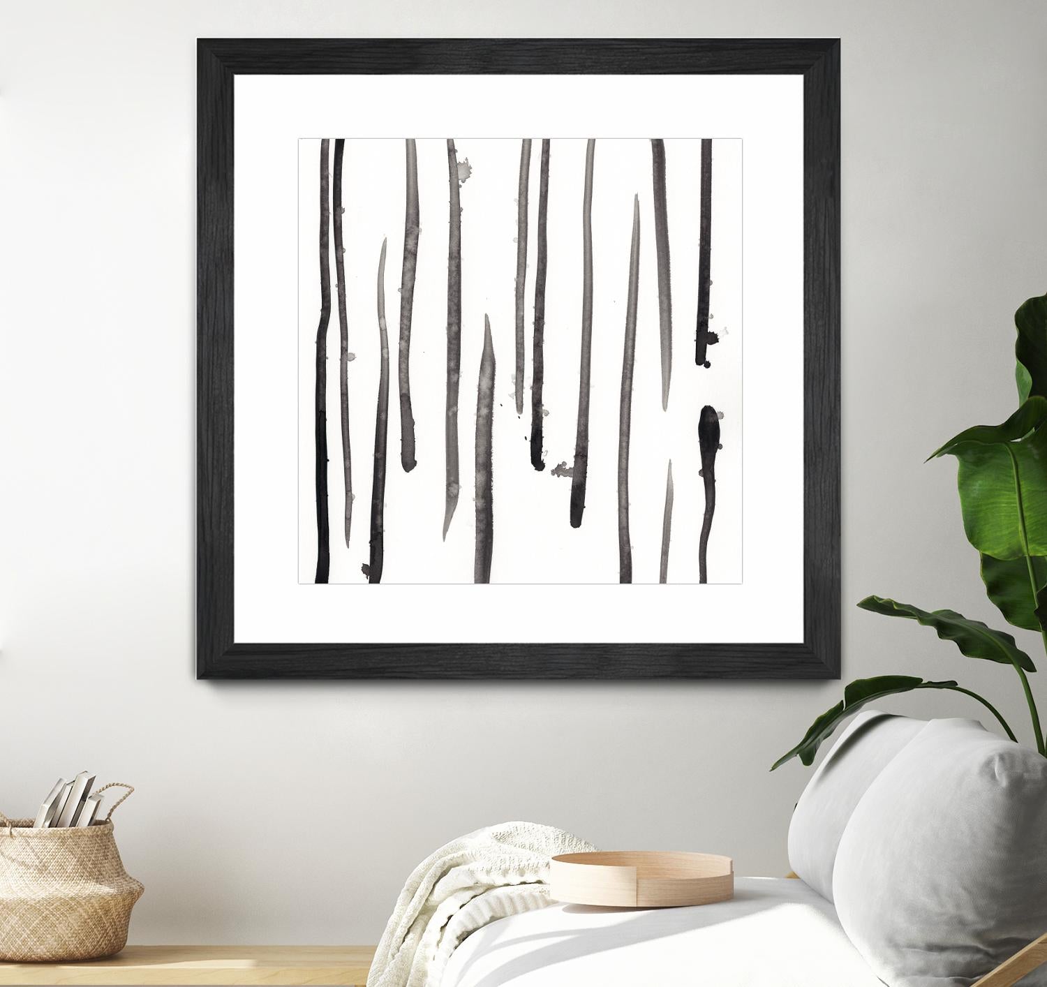 Monochrome Gestures IX by June Erica Vess on GIANT ART - black abstract