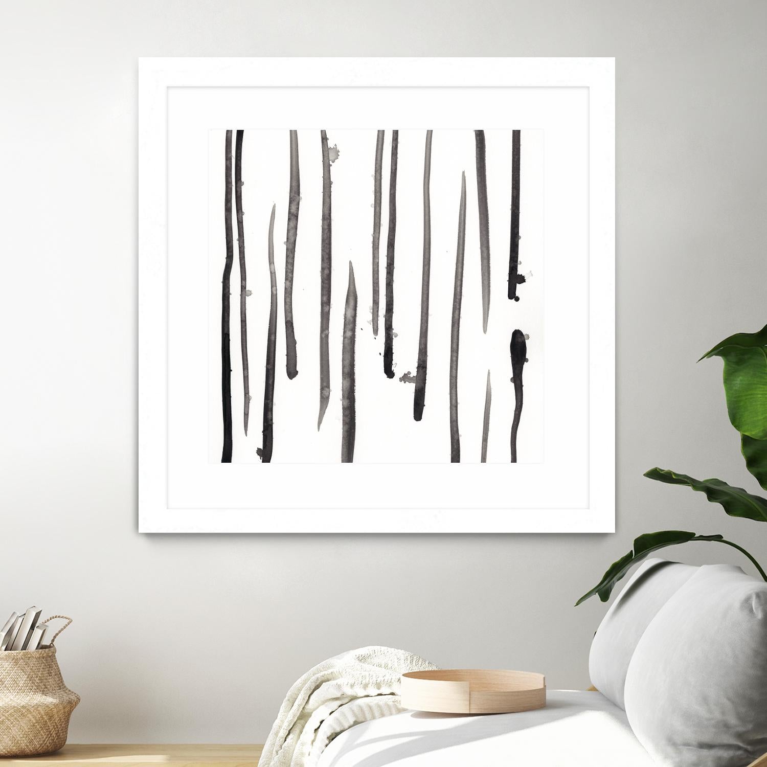 Monochrome Gestures IX by June Erica Vess on GIANT ART - black abstract