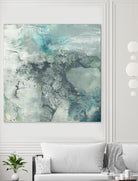 Sea Lace I by Jennifer Goldberger on GIANT ART - blue abstract