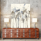Neutral Splash I by Jennifer Goldberger on GIANT ART - abstract