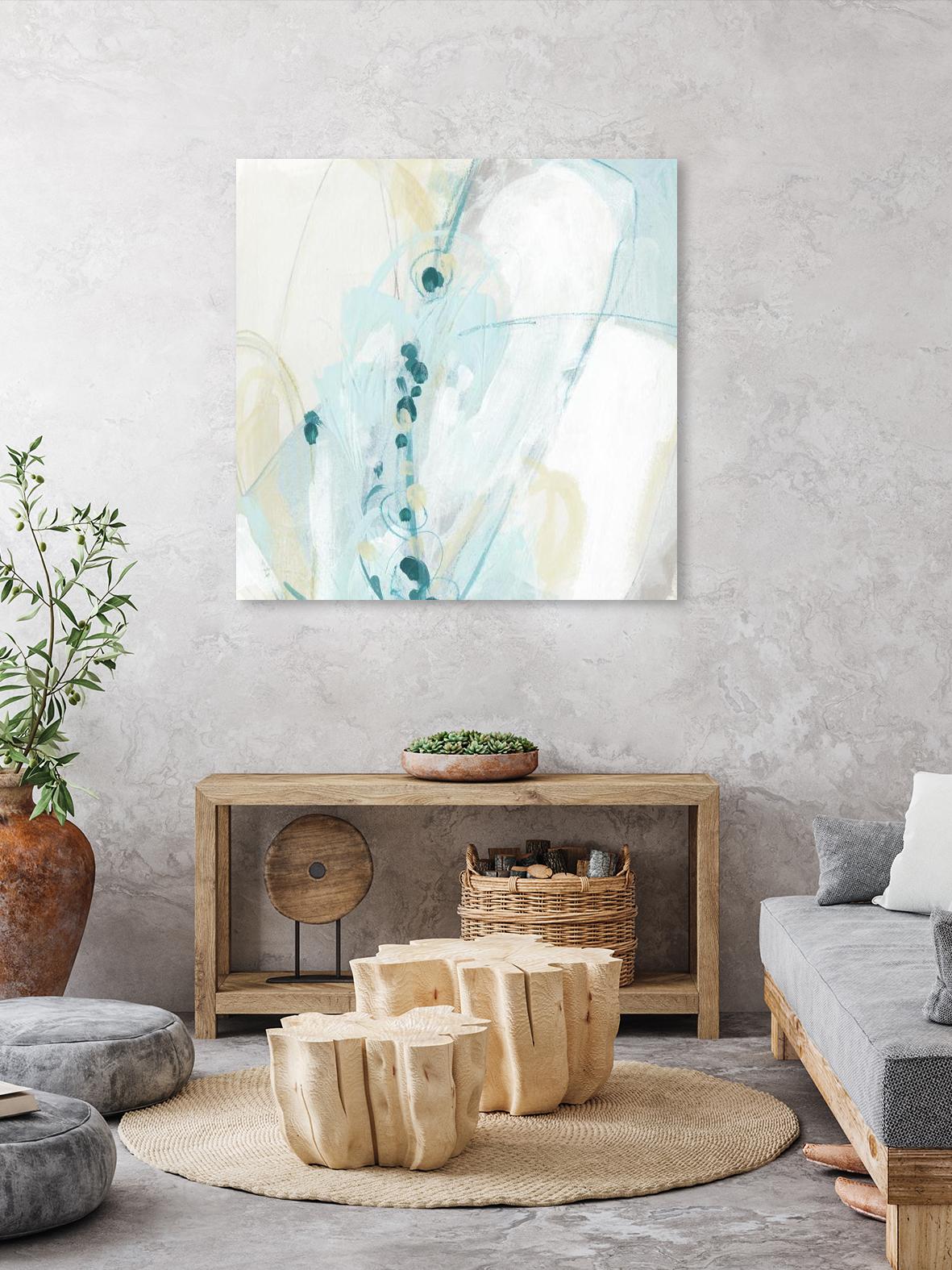 Sea Story IV by June Erica Vess on GIANT ART - blue abstract
