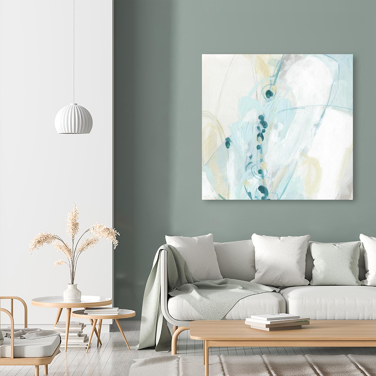 Sea Story IV by June Erica Vess on GIANT ART - blue abstract