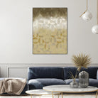 Shifting Earth I by Alonzo Saunders on GIANT ART - yellow abstract