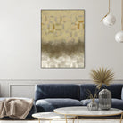 Shifting Earth II by Alonzo Saunders on GIANT ART - yellow abstract
