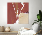 Molecular Dynamics III by June Erica Vess on GIANT ART - red abstract