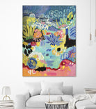 Whimsical Pond III by Karen Fields on GIANT ART - abstract
