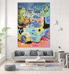 Whimsical Pond III by Karen Fields on GIANT ART - abstract