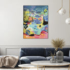 Whimsical Pond III by Karen Fields on GIANT ART - abstract