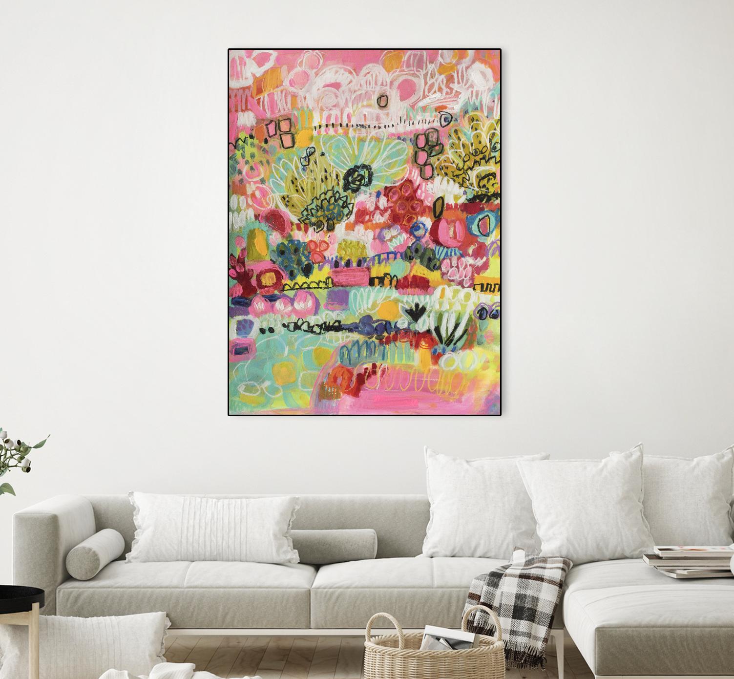 Boho Garden III by Karen Fields on GIANT ART - abstract