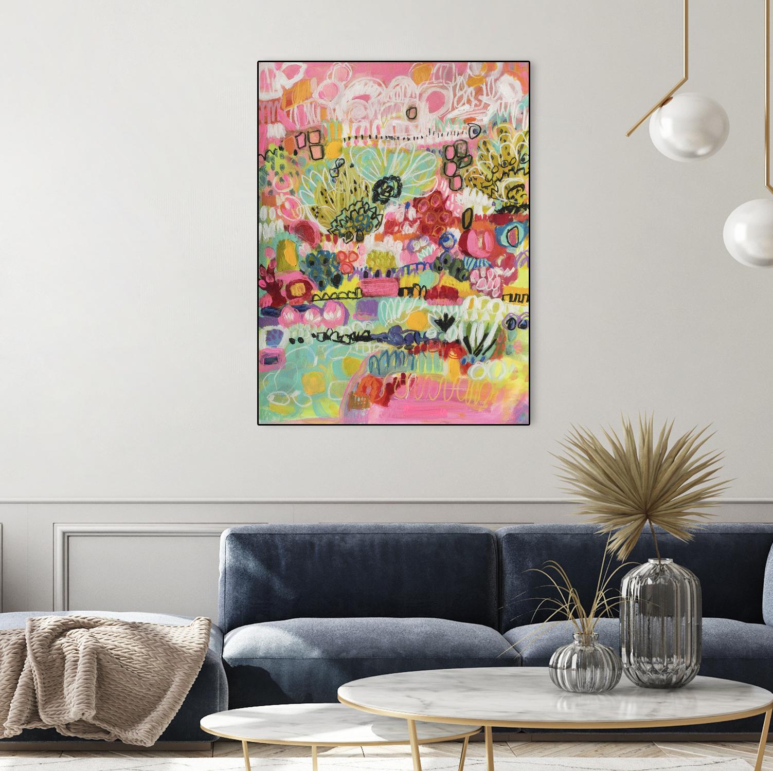 Boho Garden III by Karen Fields on GIANT ART - abstract