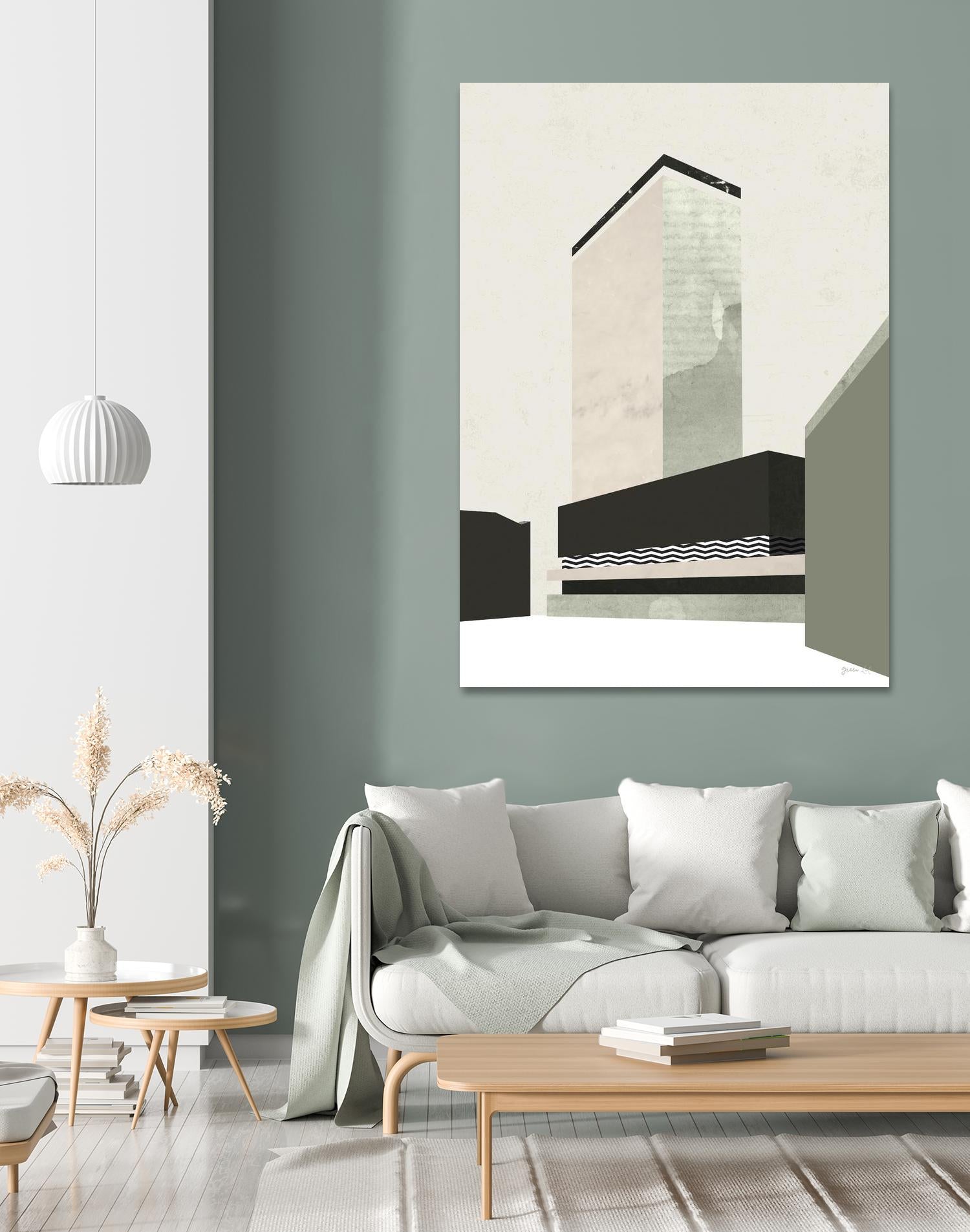 Outside In V by Green Lili on GIANT ART - abstract