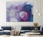 Ice Crystals III by Joyce Combs on GIANT ART - pink abstract