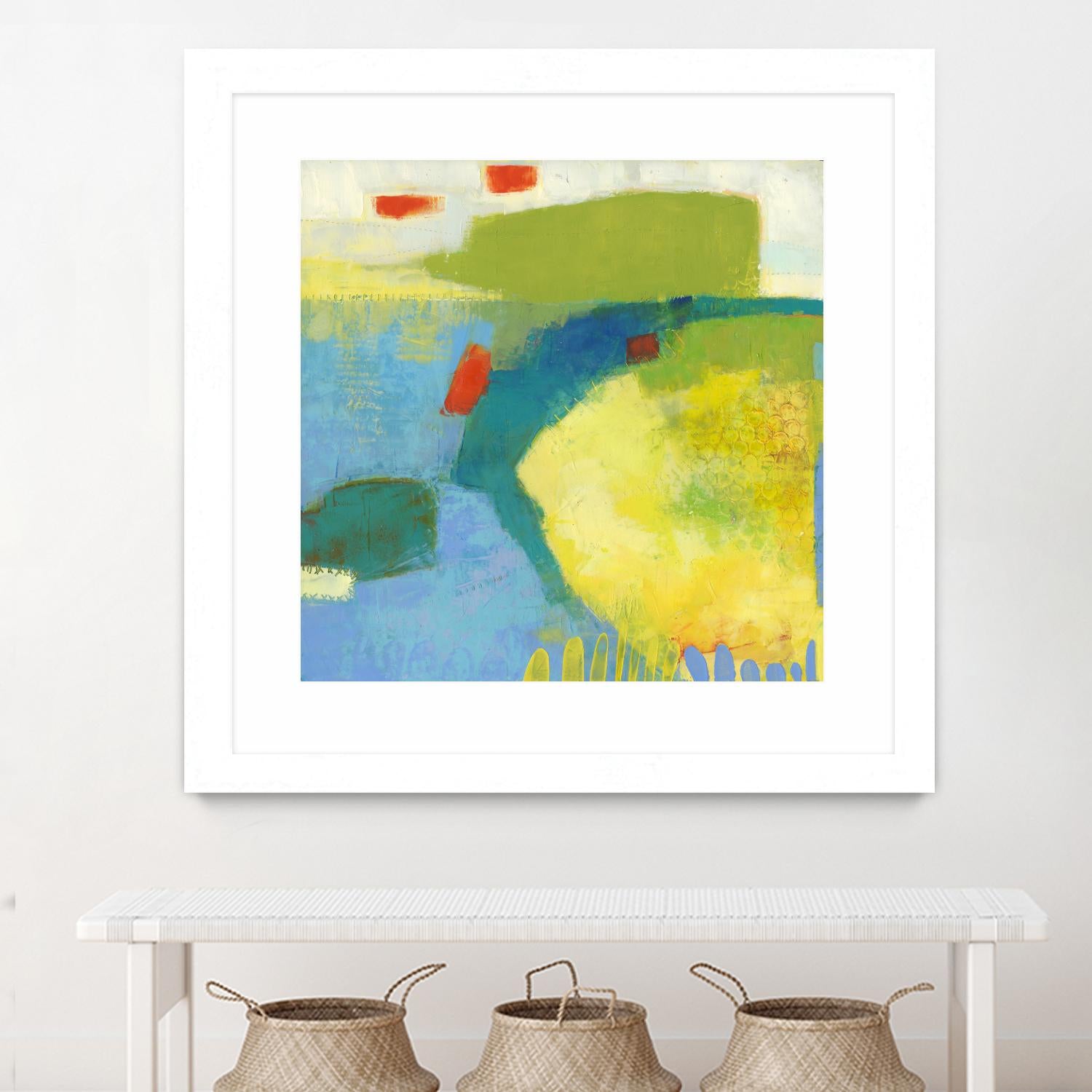 Keswick IV by Sue Jachimiec on GIANT ART - blue abstract