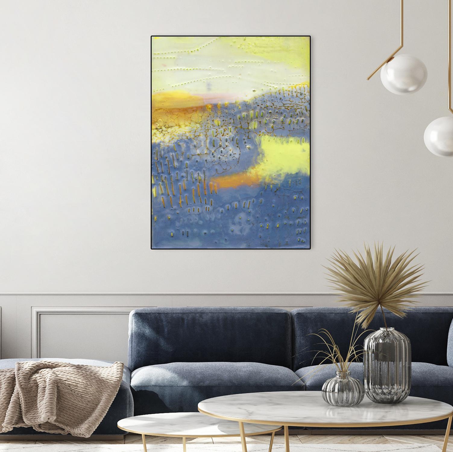 Concord II by Sue Jachimiec on GIANT ART - blue abstract