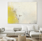 Yellow Lux I by Sue Jachimiec on GIANT ART - yellow abstract