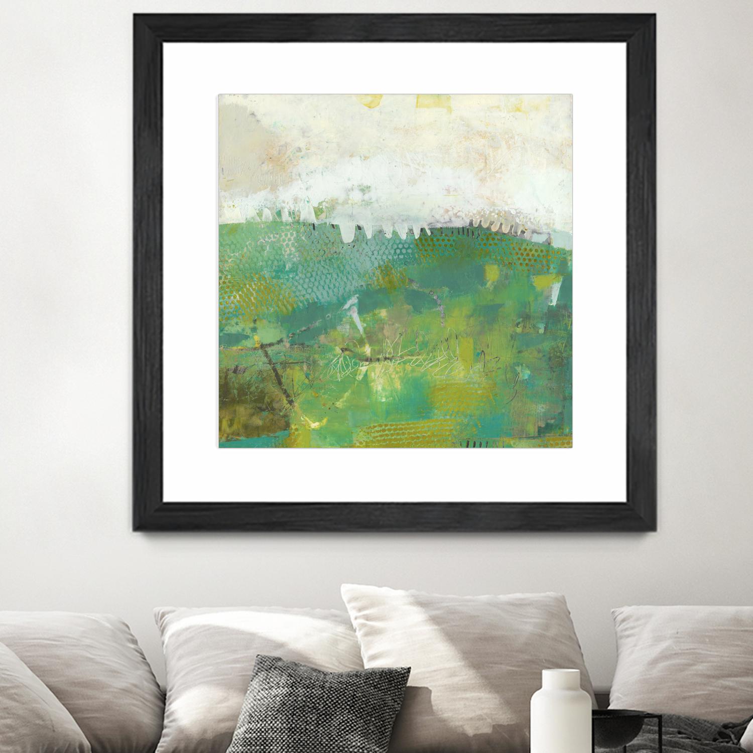 Twink by Sue Jachimiec on GIANT ART - green abstract