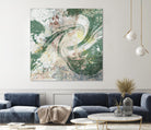 Emerald Aerial by Jennifer Goldberger on GIANT ART - green abstract