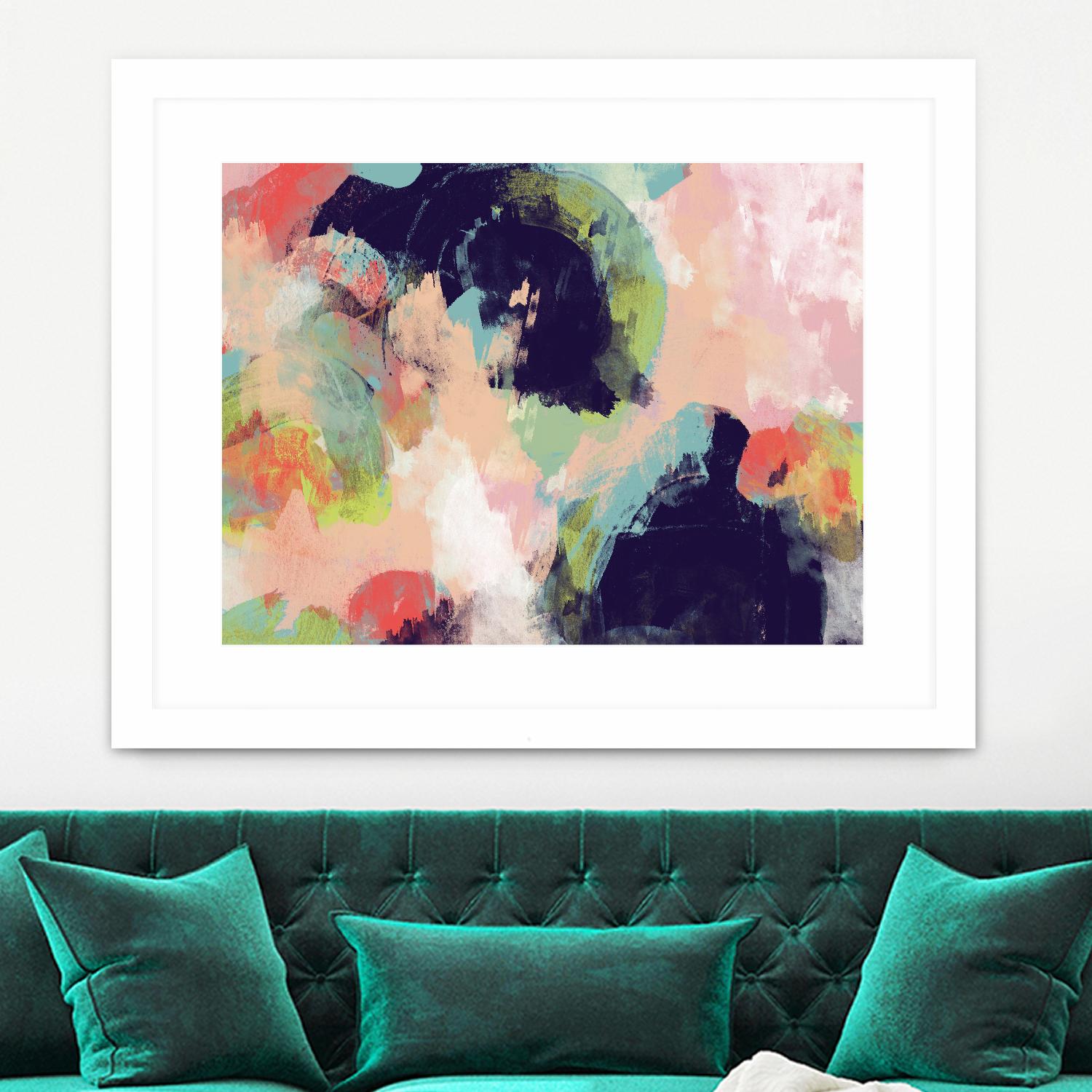 Vibrant Spring I by Studio W on GIANT ART - pink abstract
