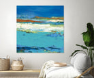 Aisle of White by Janet Bothne on GIANT ART - blue abstract