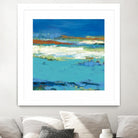 Aisle of White by Janet Bothne on GIANT ART - blue abstract