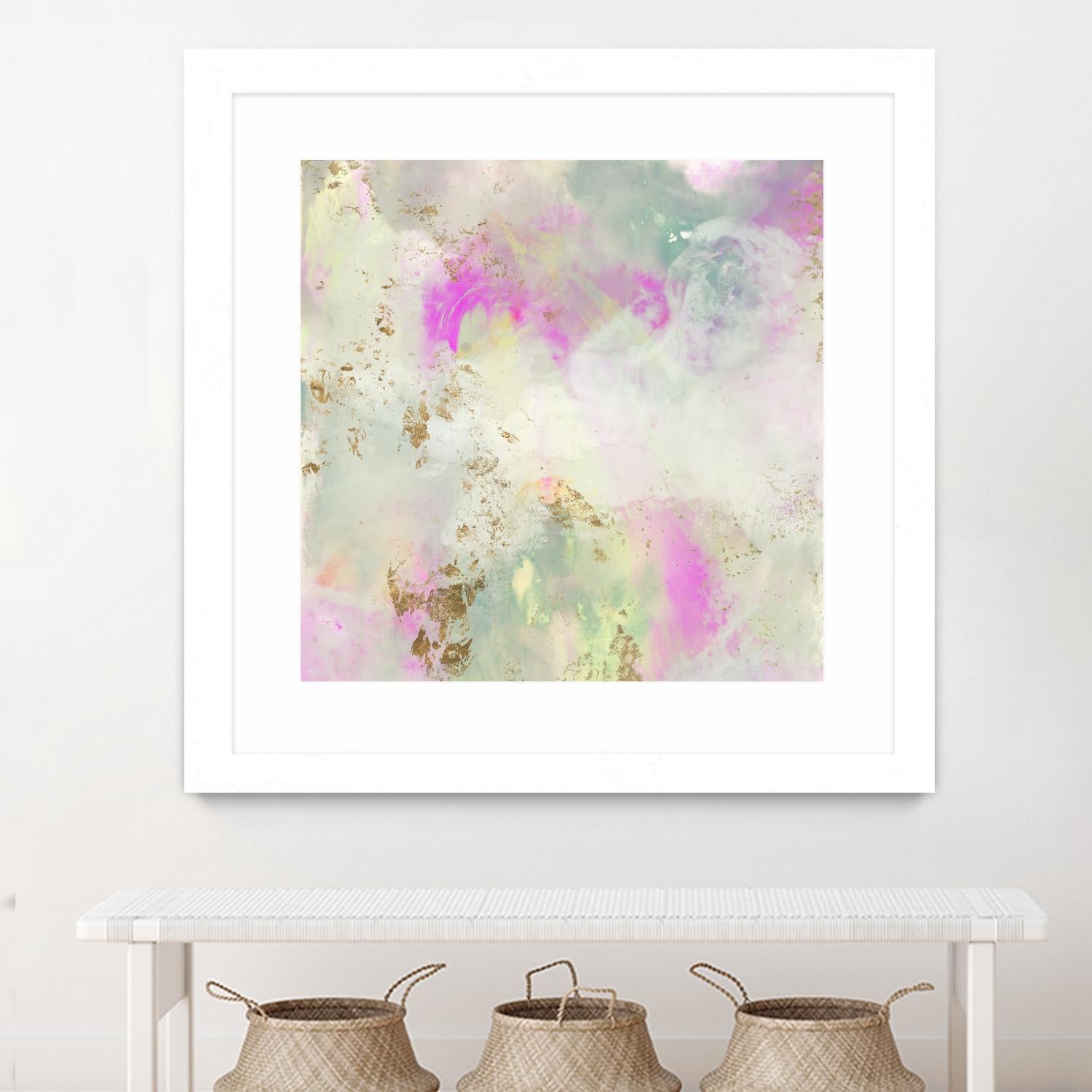 Pastel Swoop I by Jennifer Goldberger on GIANT ART - abstract