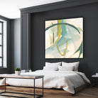 Vertigo Note I by June Erica Vess on GIANT ART - green abstract