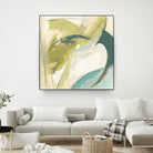 Vertigo Note II by June Erica Vess on GIANT ART - green abstract