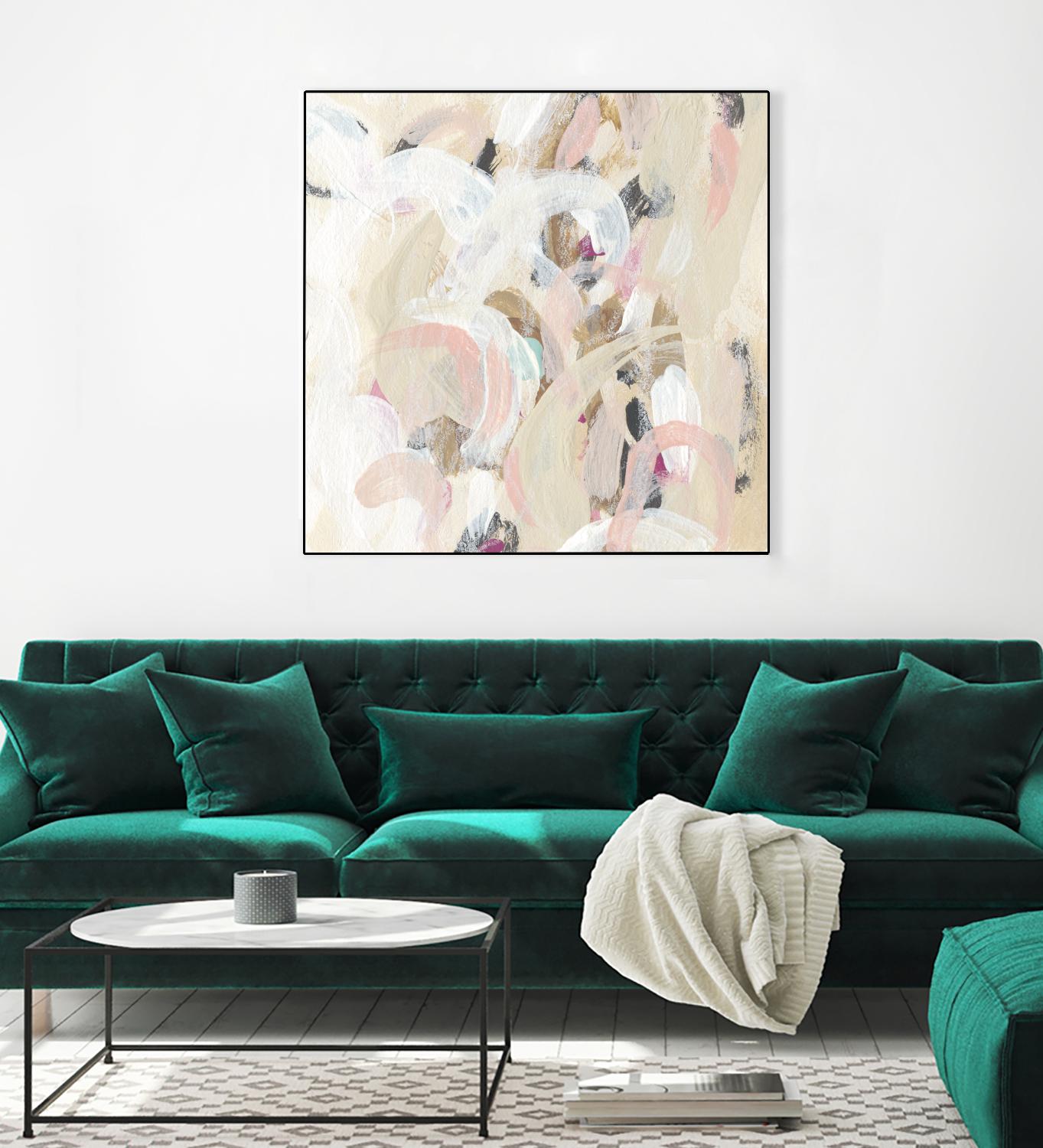 Carnivale I by June Erica Vess on GIANT ART - pink- purple abstract