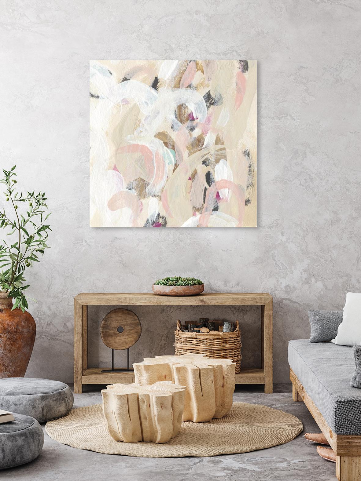 Carnivale I by June Erica Vess on GIANT ART - pink- purple abstract