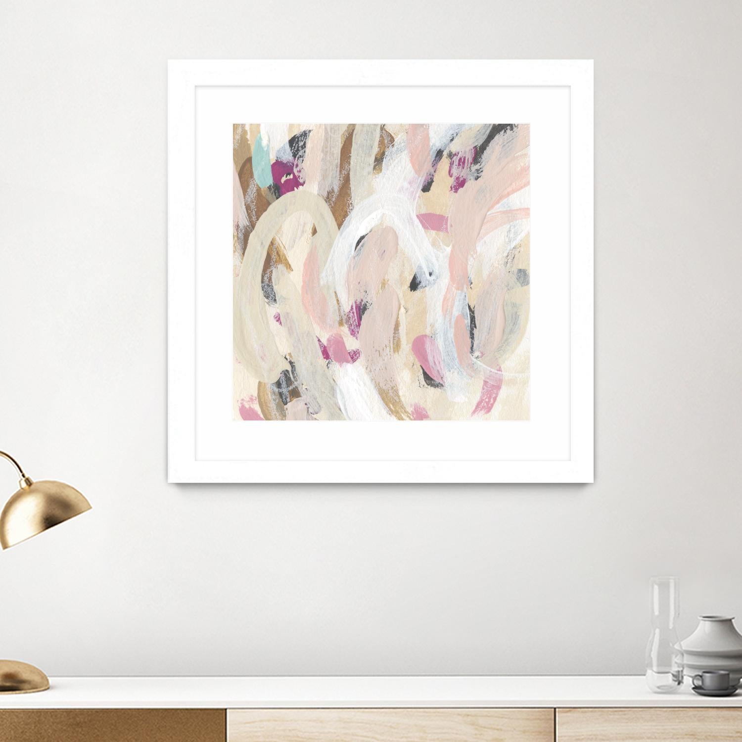 Carnivale IV by June Erica Vess on GIANT ART - pink- purple abstract