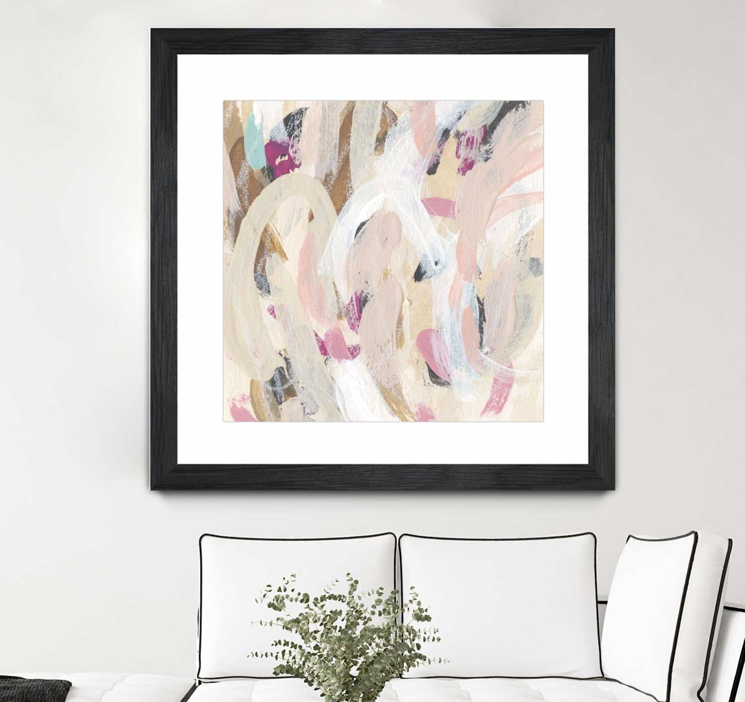 Carnivale IV by June Erica Vess on GIANT ART - pink- purple abstract
