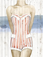 Bygone Bathers II by Grace Popp on GIANT ART - red fashion