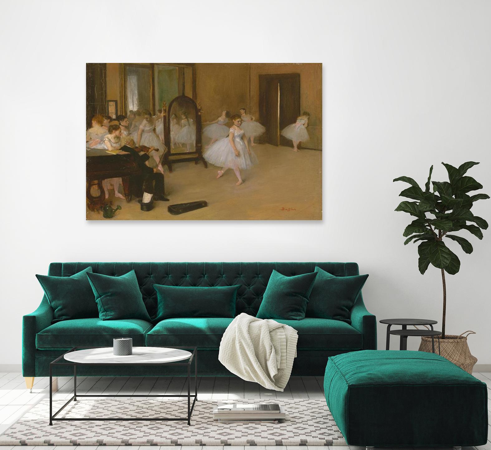 The Dancing Class by Edgar Degas on GIANT ART - brown fashion