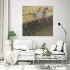 Dancers Practicing at the Barre by Edgar Degas on GIANT ART - brown fashion