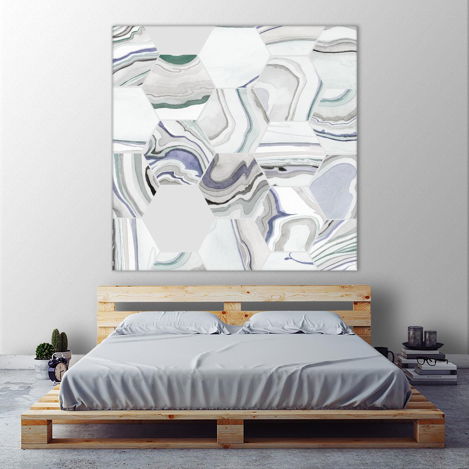 Tranquil Tide I by Grace Popp on GIANT ART - pink abstract