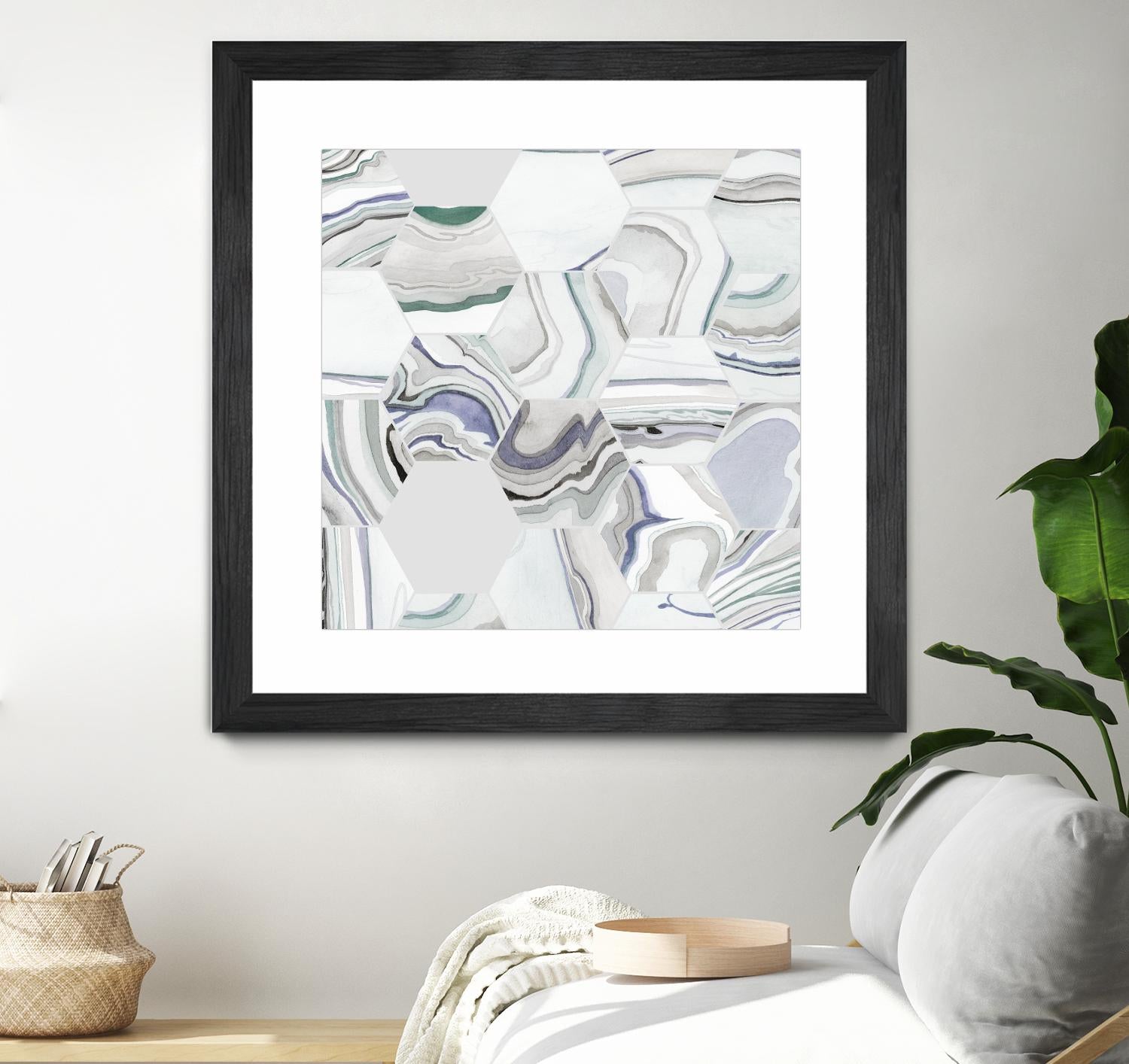 Tranquil Tide I by Grace Popp on GIANT ART - pink abstract