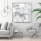 Tranquil Tide I by Grace Popp on GIANT ART - pink abstract