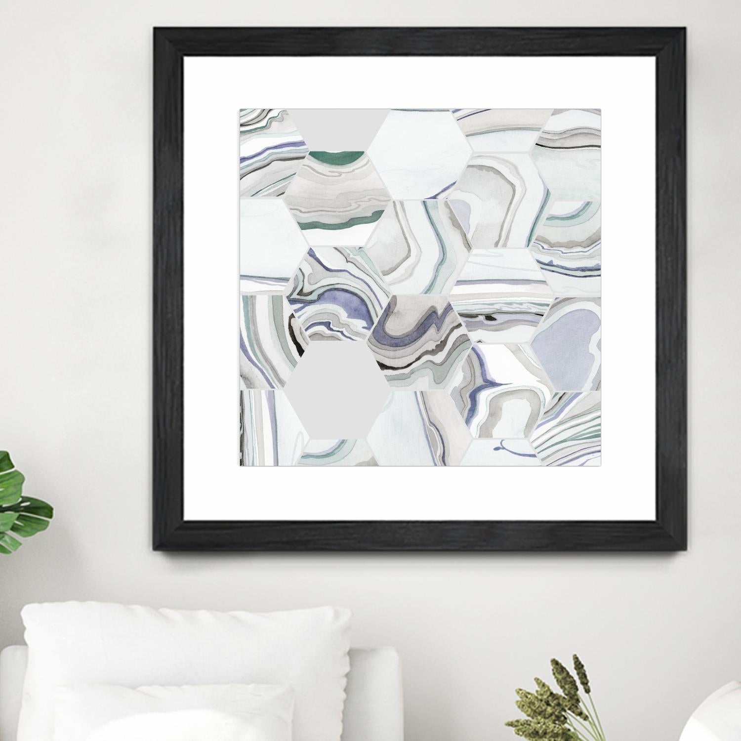 Tranquil Tide I by Grace Popp on GIANT ART - pink abstract