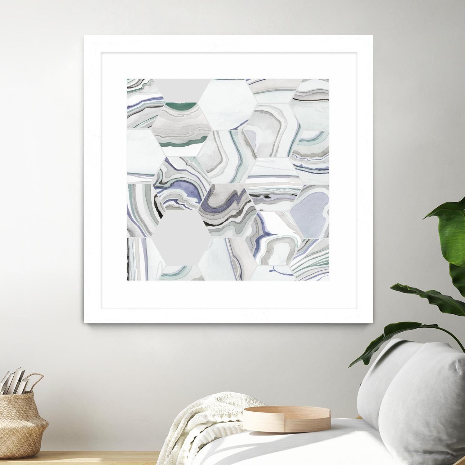 Tranquil Tide I by Grace Popp on GIANT ART - pink abstract
