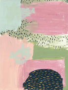 Cheeky I by Melissa Wang on GIANT ART - pink abstract