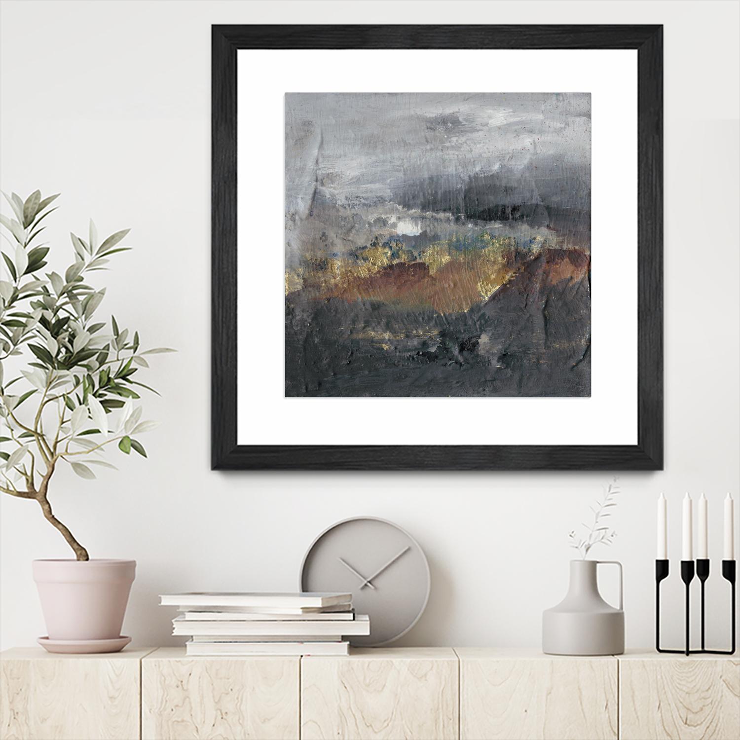 Mountains in the Mist I by Joyce Combs on GIANT ART - abstract