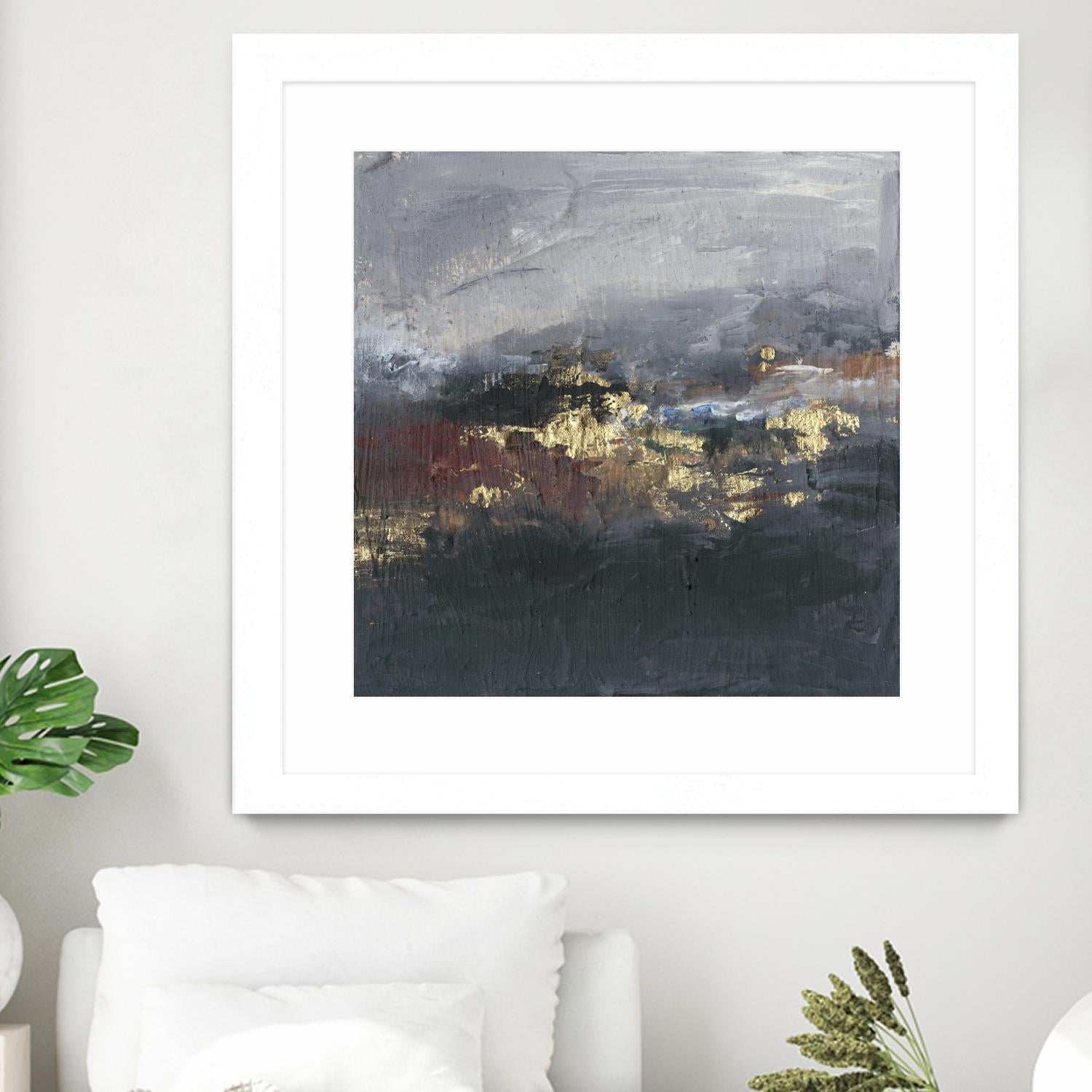 Mountains in the Mist II by Joyce Combs on GIANT ART - abstract