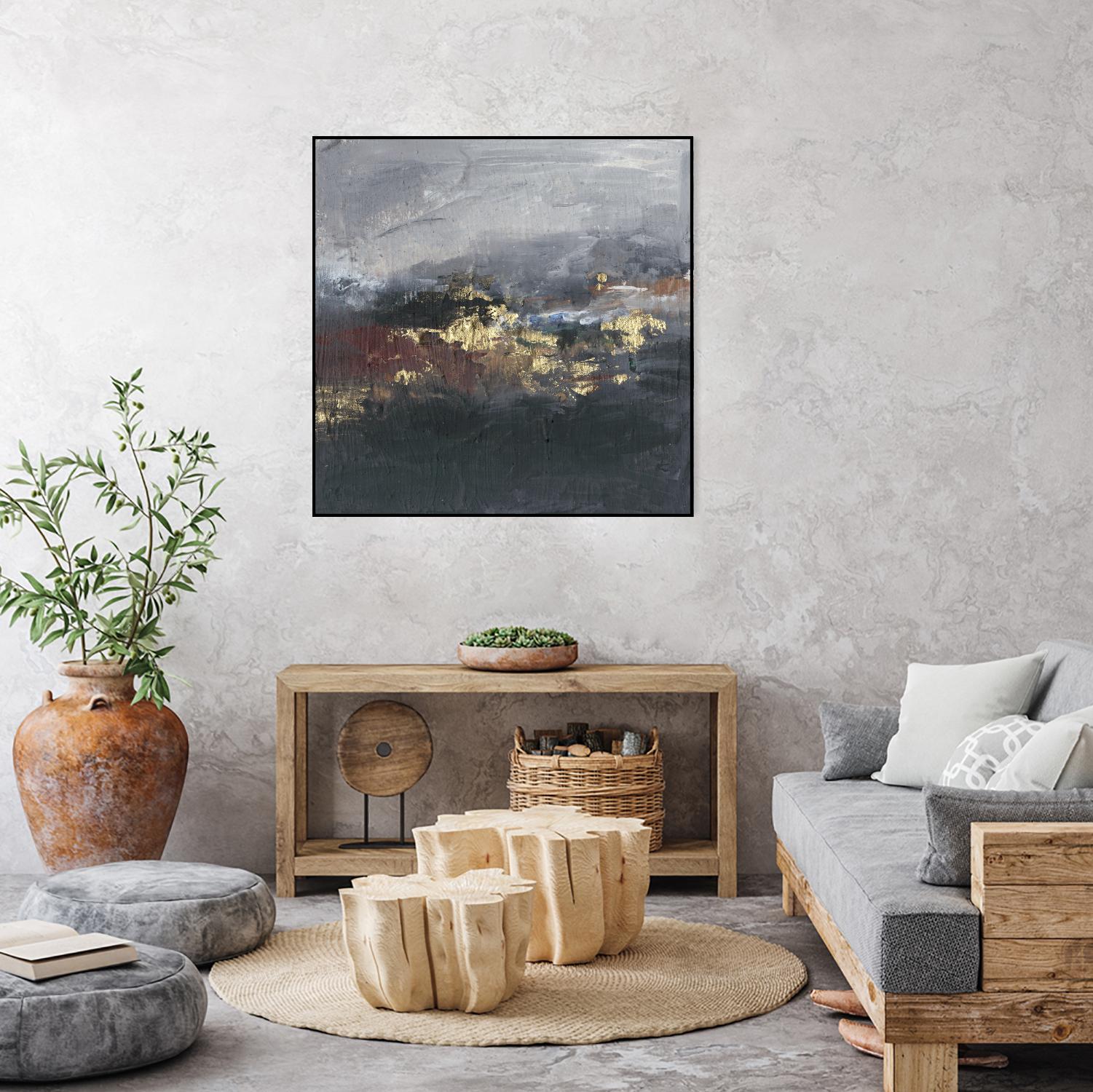 Mountains in the Mist II by Joyce Combs on GIANT ART - abstract
