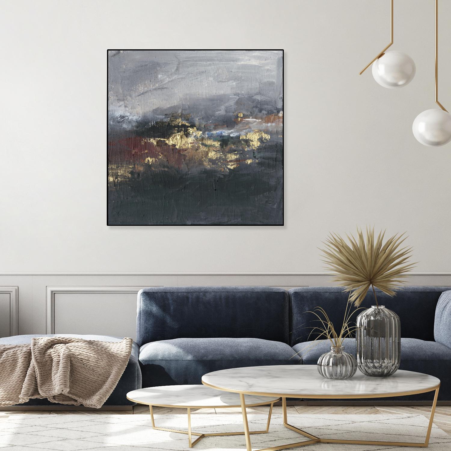Mountains in the Mist II by Joyce Combs on GIANT ART - abstract