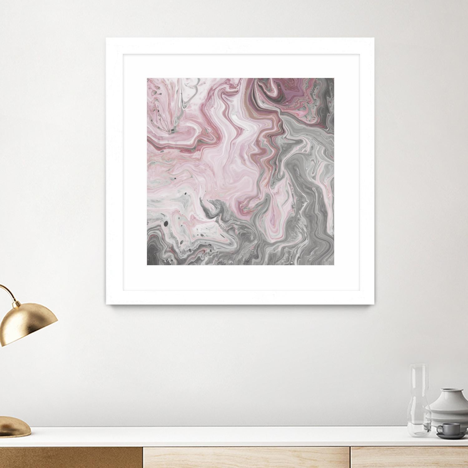 Blush Minerals I by Jarman Fagalde on GIANT ART - pink abstract